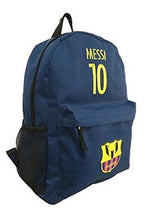 Load image into Gallery viewer, Barcelona Messi #10 Royal Blue Soccer Backpack Premium Unique School Bag for Messi #10 Soccer Fans