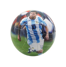 Load image into Gallery viewer, Superstar Soccer Ball FIFA Size 5 Best Gift for Soccer Training | Cristiano Ronaldo Portugal Juventus CR7 | Leo Messi Barcelona | Neymar Jr Brazil | Italy | England | USA