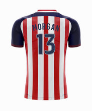 Load image into Gallery viewer, Team USA FIFA World Cup 2019 Girls Youth Soccer Jersey + Shorts + Soccer Ball Morgan 13