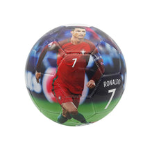 Load image into Gallery viewer, Cristiano Ronaldo Portugal Juventus CR7 Superstar Soccer Ball FIFA Size 5 Best Gift for Soccer Fan