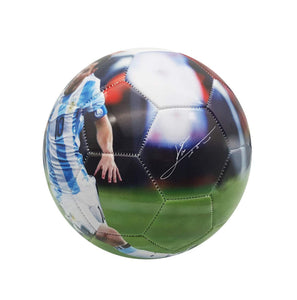 Superstar Soccer Ball FIFA Size 5 Best Gift for Soccer Training | Cristiano Ronaldo Portugal Juventus CR7 | Leo Messi Barcelona | Neymar Jr Brazil | Italy | England | USA