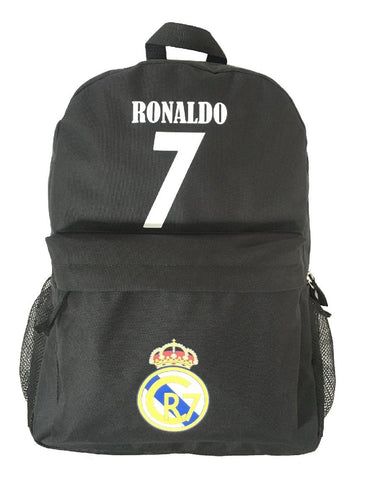 Forever Fanatics Real Madrid Ronaldo #7 Soccer Backpack ✓ Premium Unique School Bag for Ronaldo #7 Soccer Fans (Backpack, Ronaldo #7)