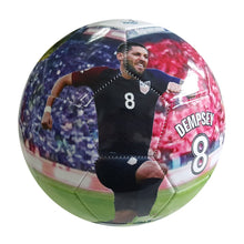 Load image into Gallery viewer, Team USA World Cup 2018 Boys Youth Soccer Jersey + Shorts + Soccer Ball Dempsy 8