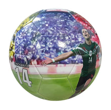 Load image into Gallery viewer, iSport Gifts Superstar Player Soccer Ball Training Gift Size 5 | Juventus Ronaldo 7 | Barcelona Messi 10 | Hazard | Pogba | Chicharito | Ozil | Alexis | Ibra | Italy Football Pelota