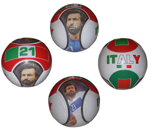 Italy Pirlo #21 Soccer Ball Kids & Adult Size 5  Best Gift For Fans  Unique 6 Panel Design