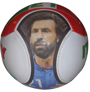 Italy Pirlo #21 Soccer Ball Kids & Adult Size 5  Best Gift For Fans  Unique 6 Panel Design