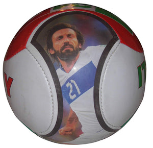 Italy Pirlo #21 Soccer Ball Kids & Adult Size 5  Best Gift For Fans  Unique 6 Panel Design